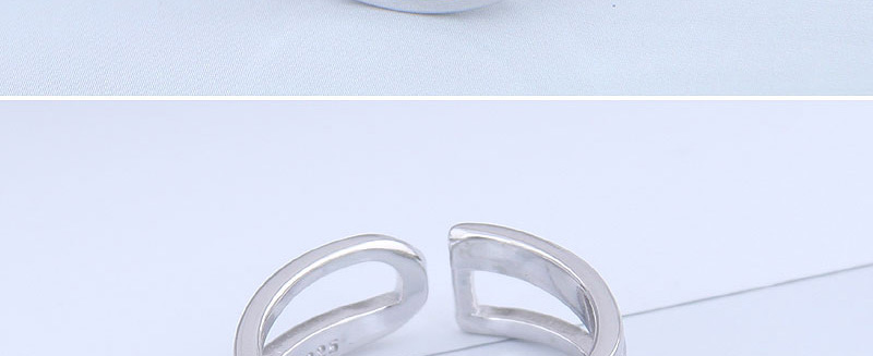 Fashion Silver Cubic Zirconia Open Ring,Fashion Rings