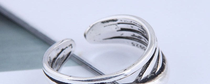 Fashion Silver Cross Alloy Cutout Ring,Fashion Rings
