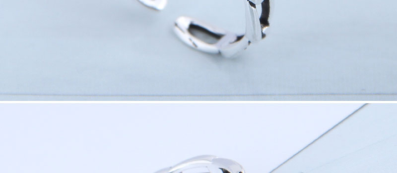 Fashion Silver Round Letter Openwork Ring,Fashion Rings
