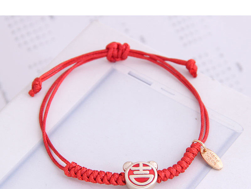 Fashion Red Auspicious Rat Knitting Red Rope Blessing Rat Bracelet,Fashion Bracelets