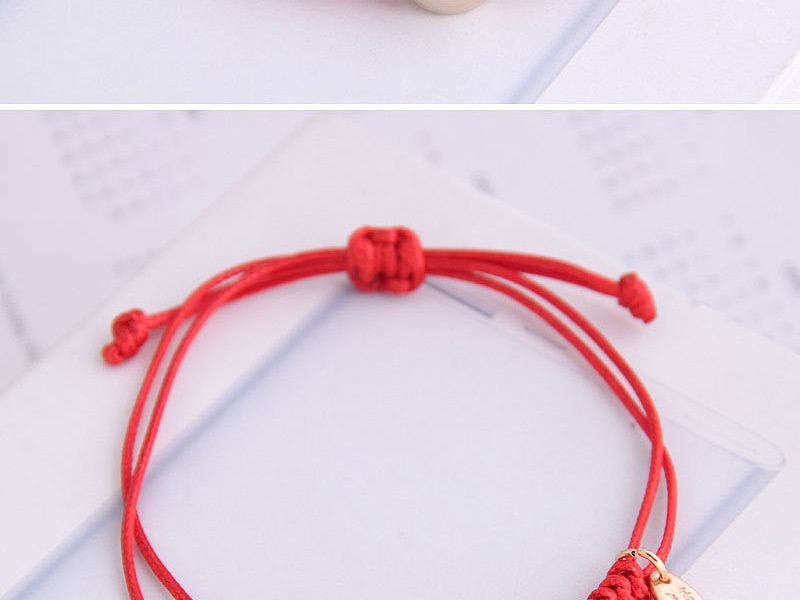 Fashion Good Luck In Red Making A Red Rope Zodiac Year Bracelet,Fashion Bracelets