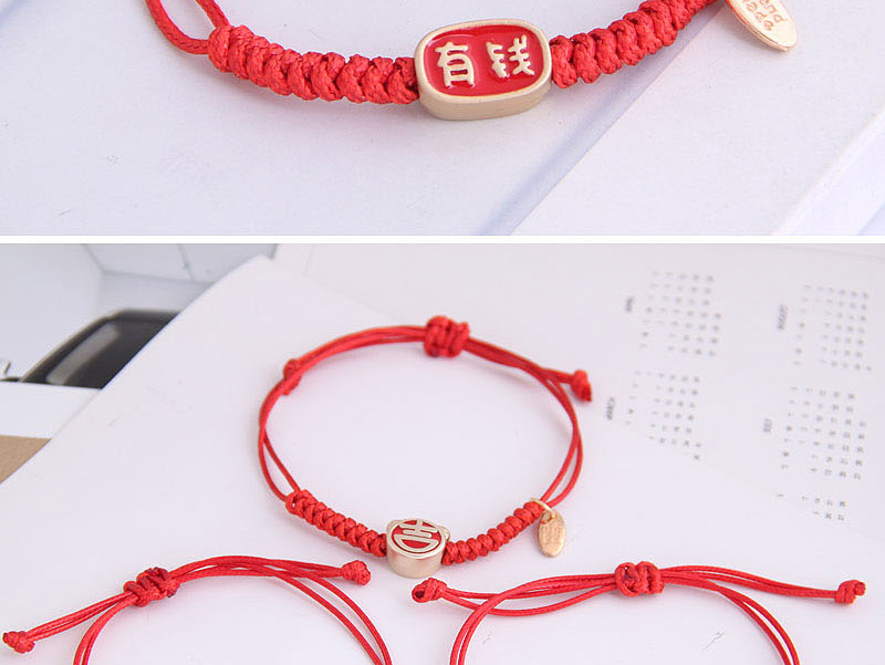 Fashion Red Smart Rat Making A Red Rope Natal Zodiac Rat Bracelet,Fashion Bracelets
