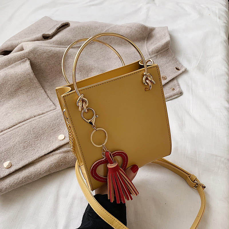 Fashion Black Love Tassels Shoulder Bag,Handbags