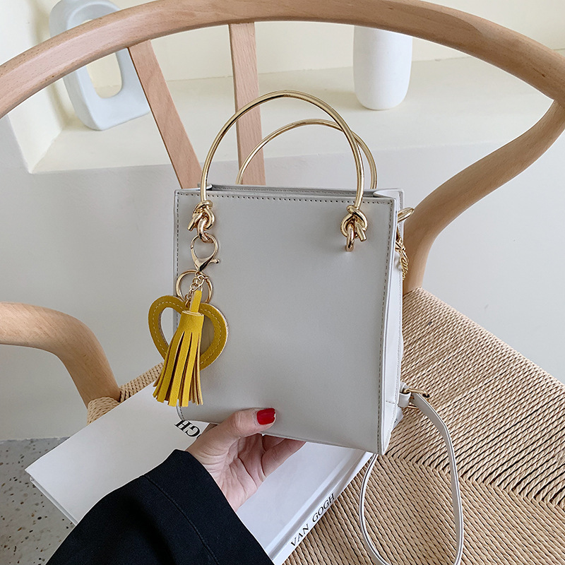 Fashion Yellow Love Tassels Shoulder Bag,Handbags