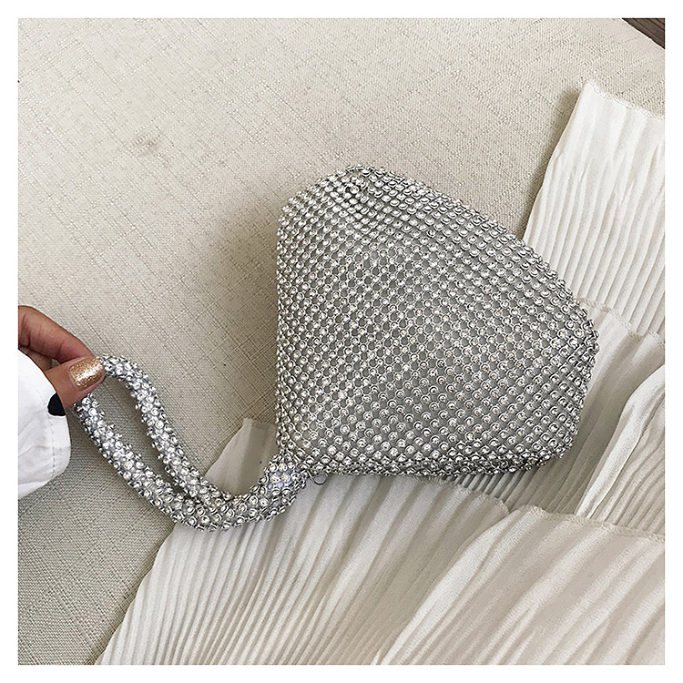 Fashion Silver Diamond Tote,Handbags