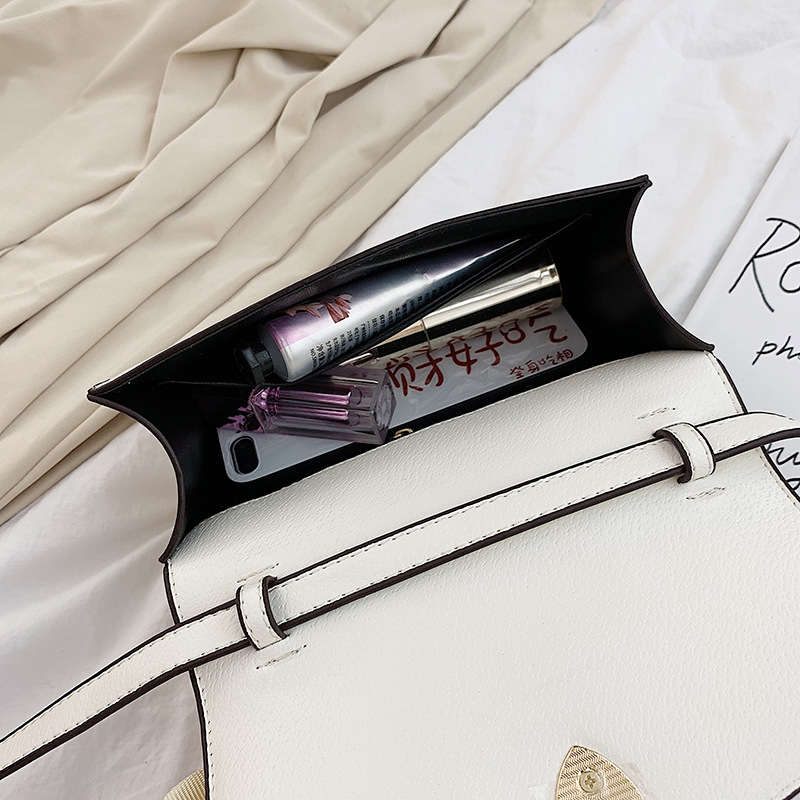 Fashion White Embroidered Bow Shoulder Bag,Handbags