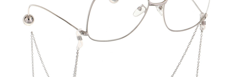 Fashion Silver Metal Round Flower Glasses Chain,Sunglasses Chain