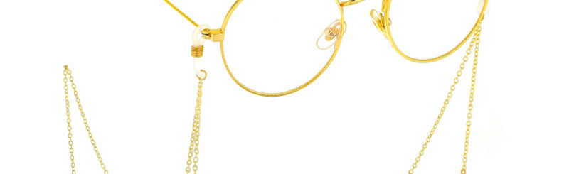 Fashion Gold Non-slip Metal Pumpkin Car Glasses Chain,Sunglasses Chain