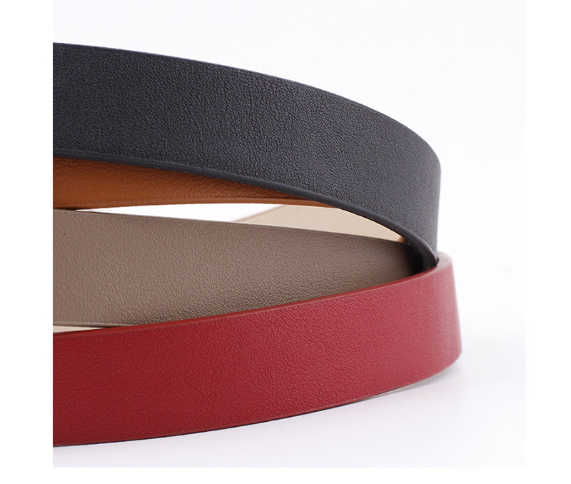 Fashion Khaki Light Body Belt,Thin belts
