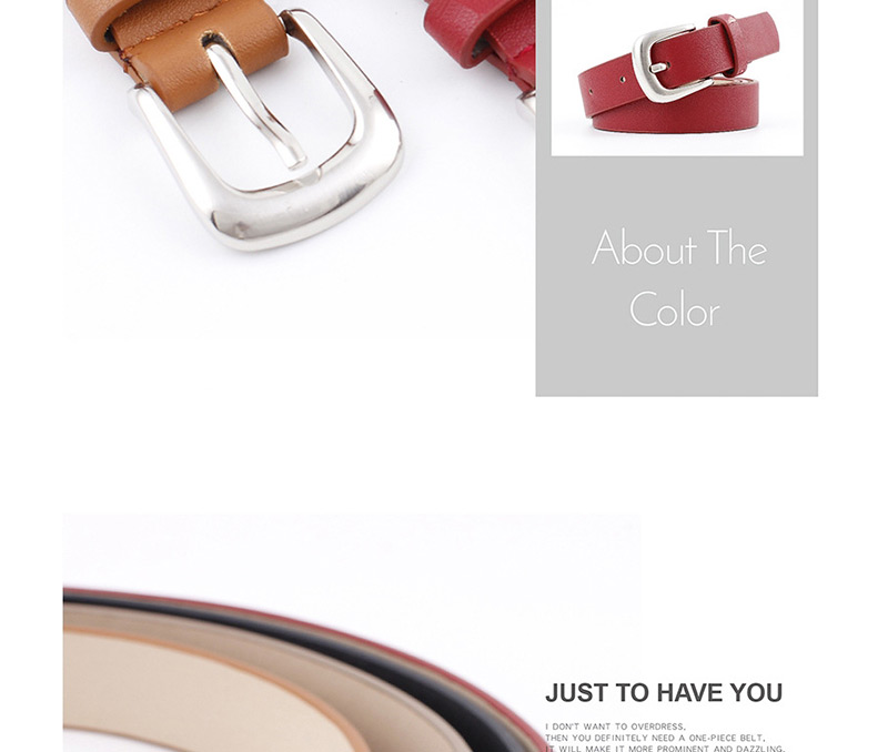 Fashion Red Light Body Belt,Thin belts