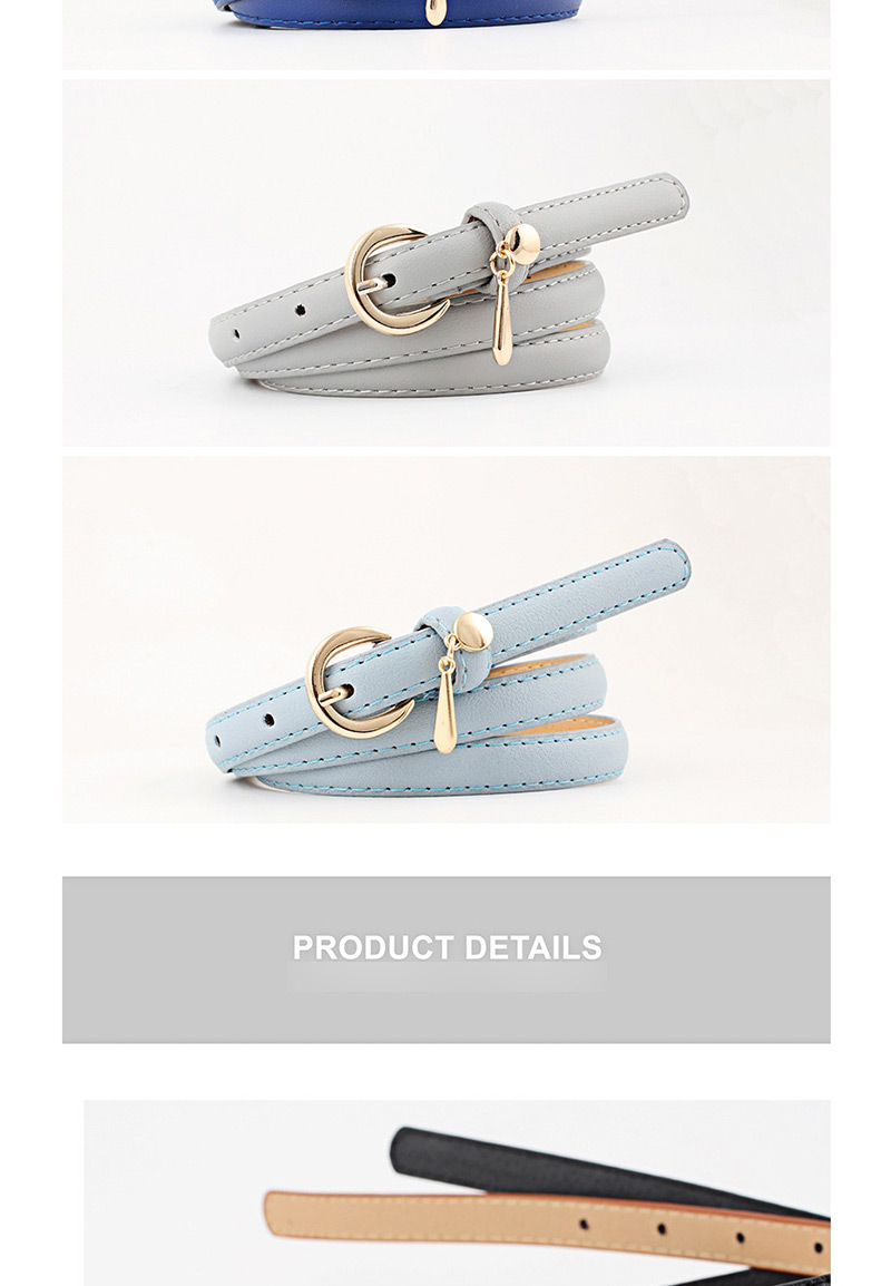 Fashion Gray Pendant Belt,Thin belts