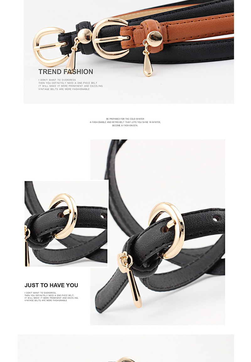 Fashion Sapphire Pendant Belt,Thin belts
