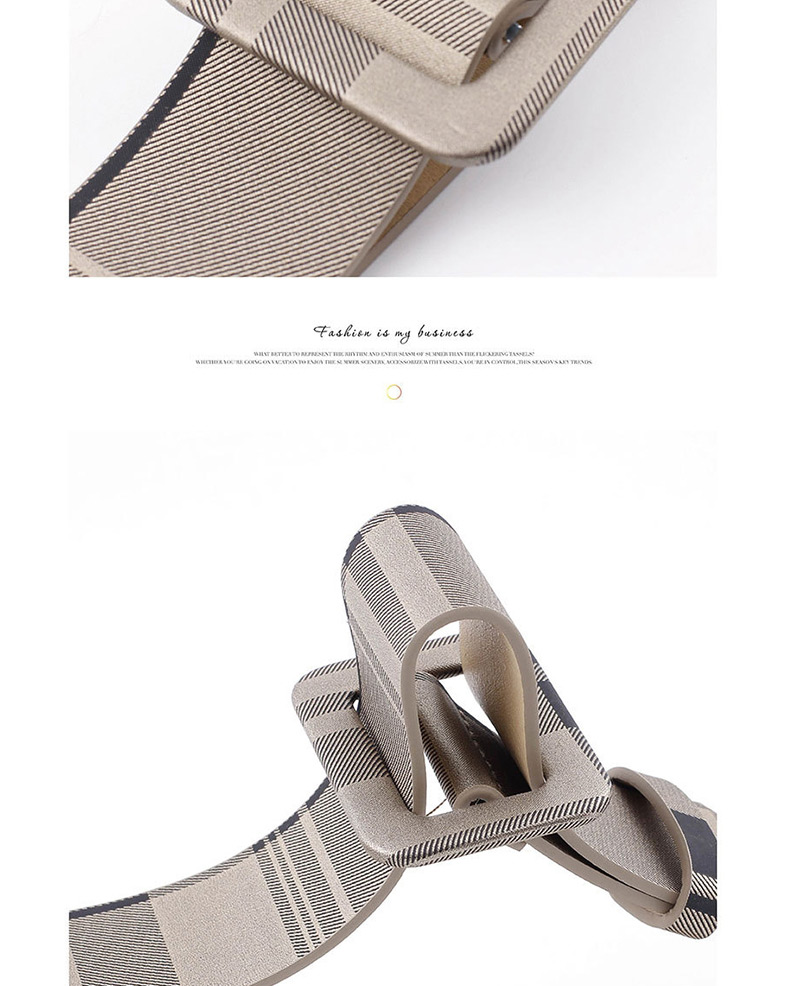 Fashion Gray Front Edge Non-porous Wide Belt,Wide belts
