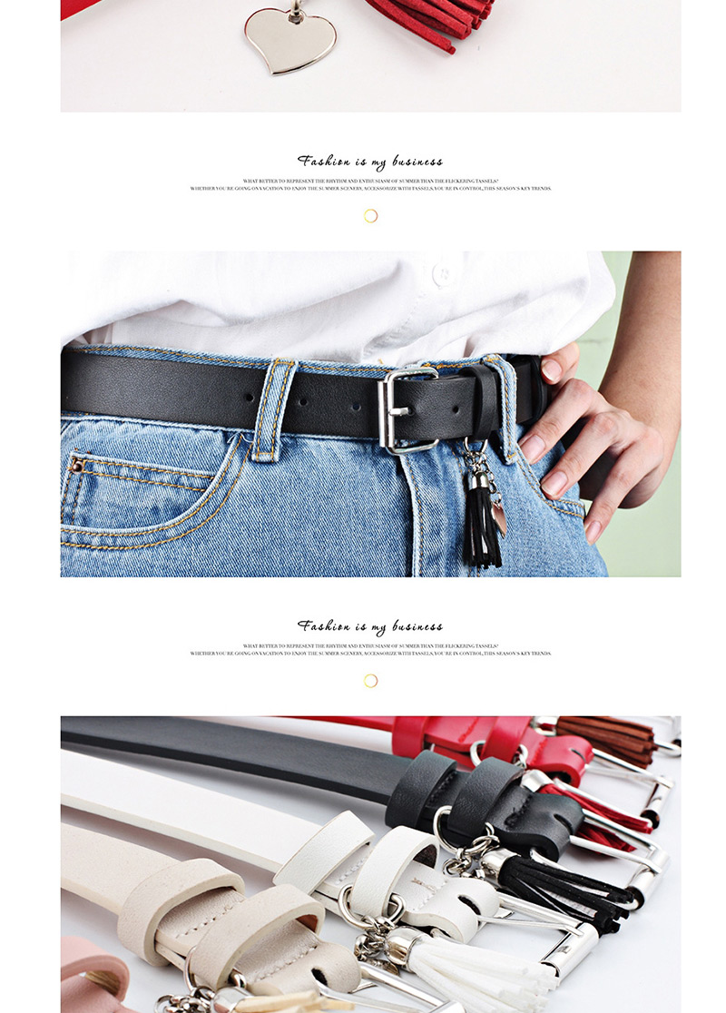 Fashion Red Pu Leather Pin Buckle Wide Belt,Wide belts