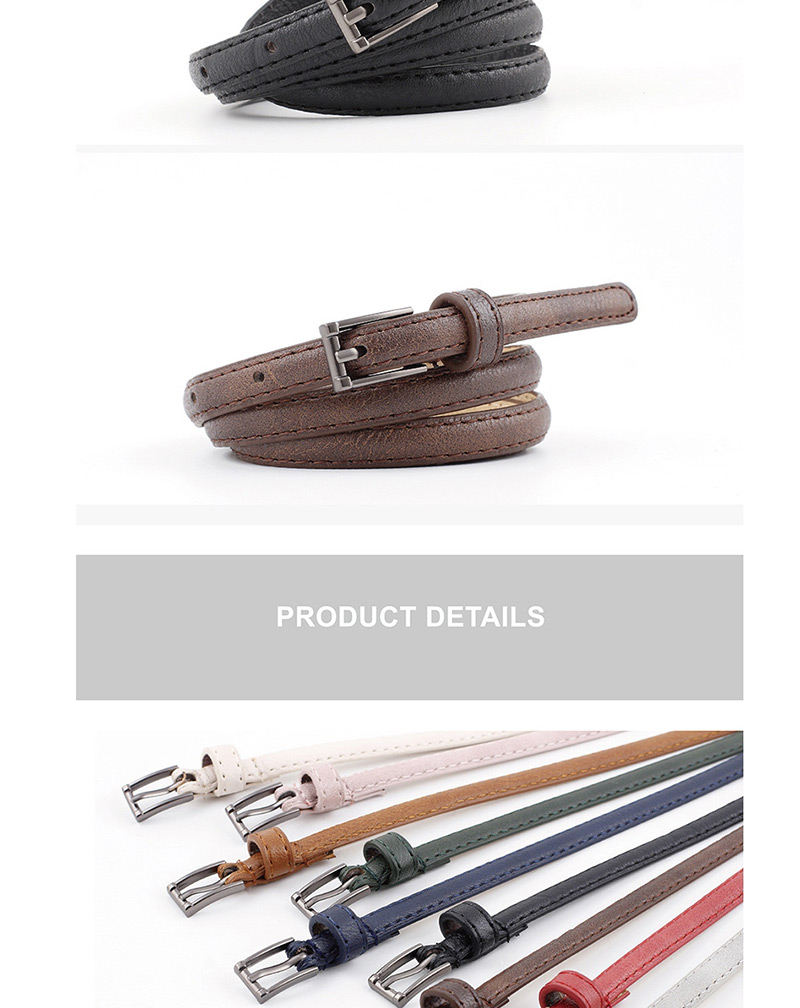 Fashion Navy Pin Buckle Belt,Thin belts