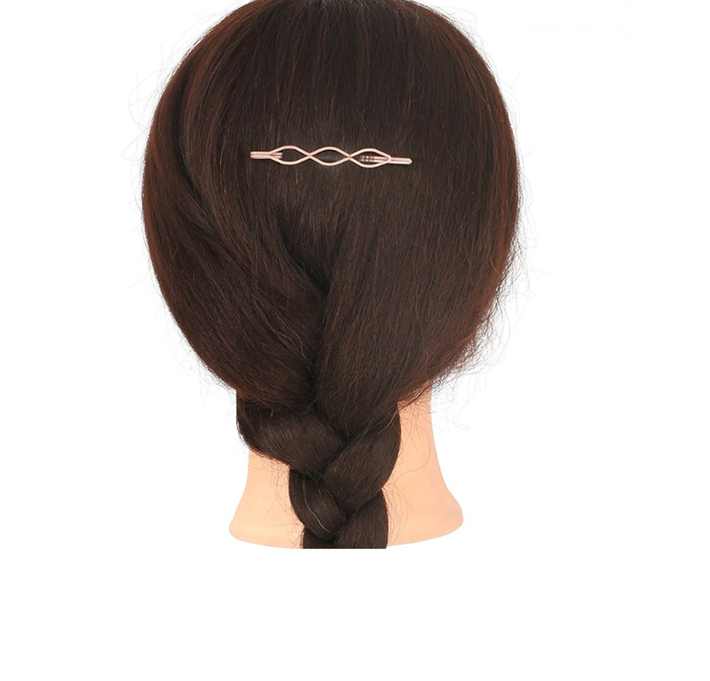 Fashion Brown Star Pentagram Drop-shaped Hollow Hairpin Set,Hairpins