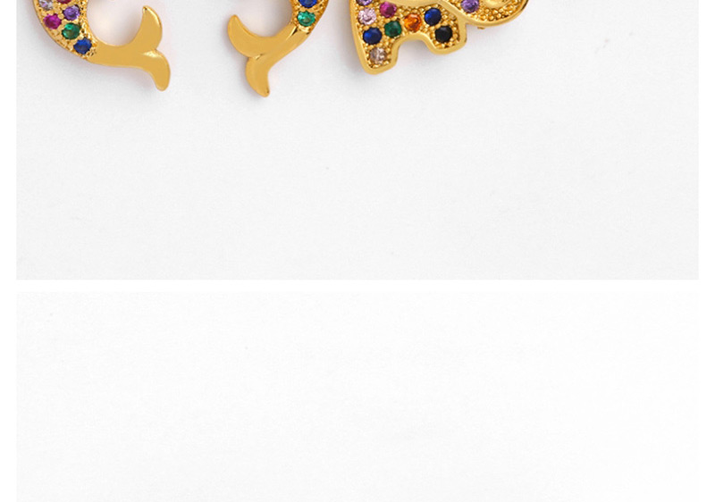 Fashion Dolphin Animal Stud Earrings,Earrings