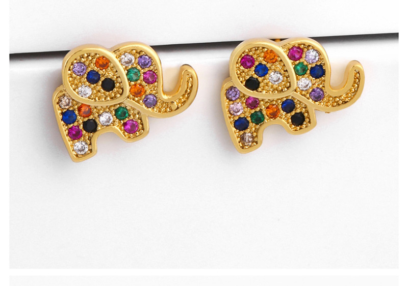 Fashion Elephant Animal Stud Earrings,Earrings