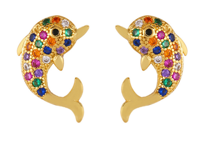 Fashion Elephant Animal Stud Earrings,Earrings