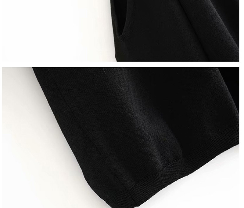 Fashion Black Solid Color Knit Off-the-shoulder Dress,Long Dress