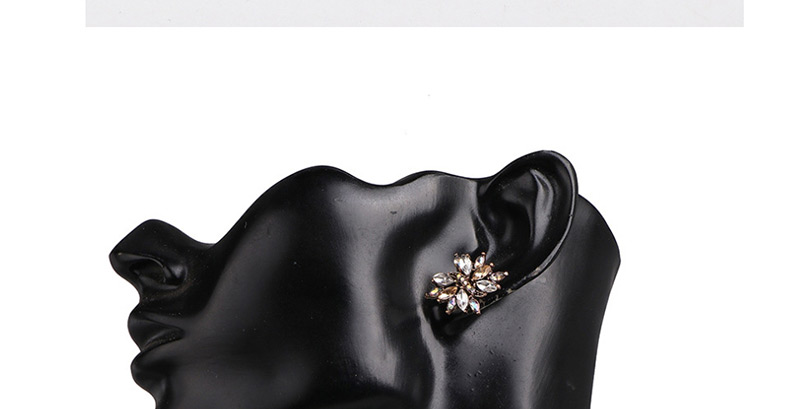 Fashion Color Geometric Diamond Stud Earrings,Stud Earrings