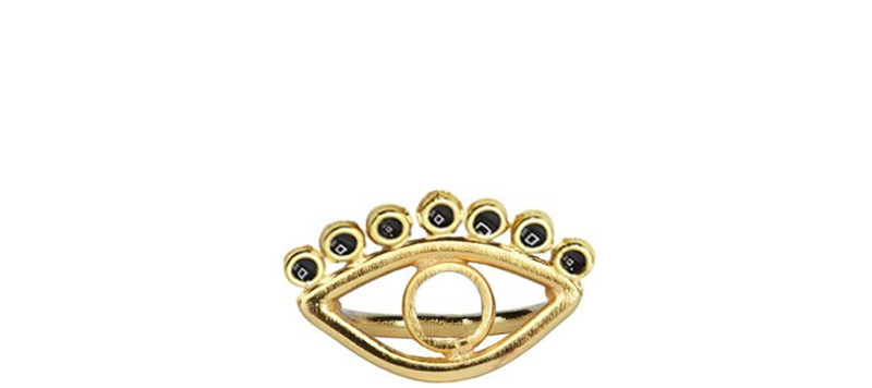 Fashion Gold Eye Opening Drip Ring,Fashion Rings