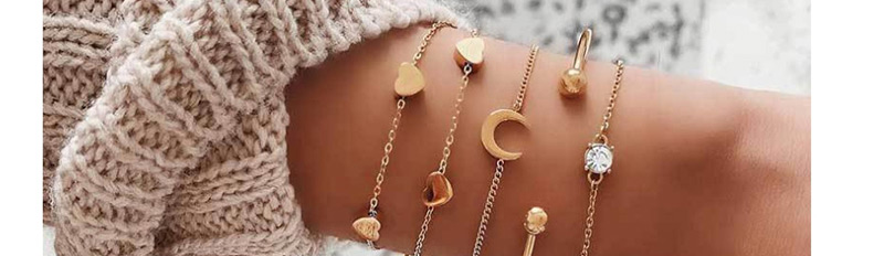 Fashion Gold Love Multi-layer Bracelet,Fashion Bracelets