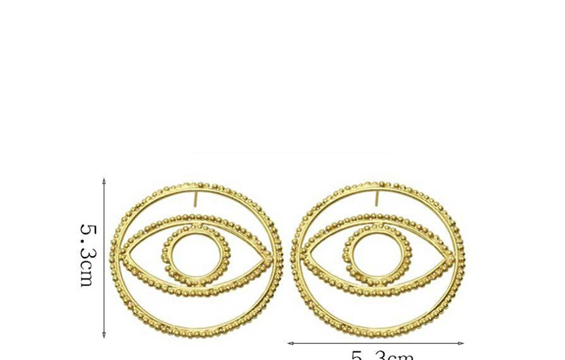 Fashion Gold Eye Earrings,Stud Earrings