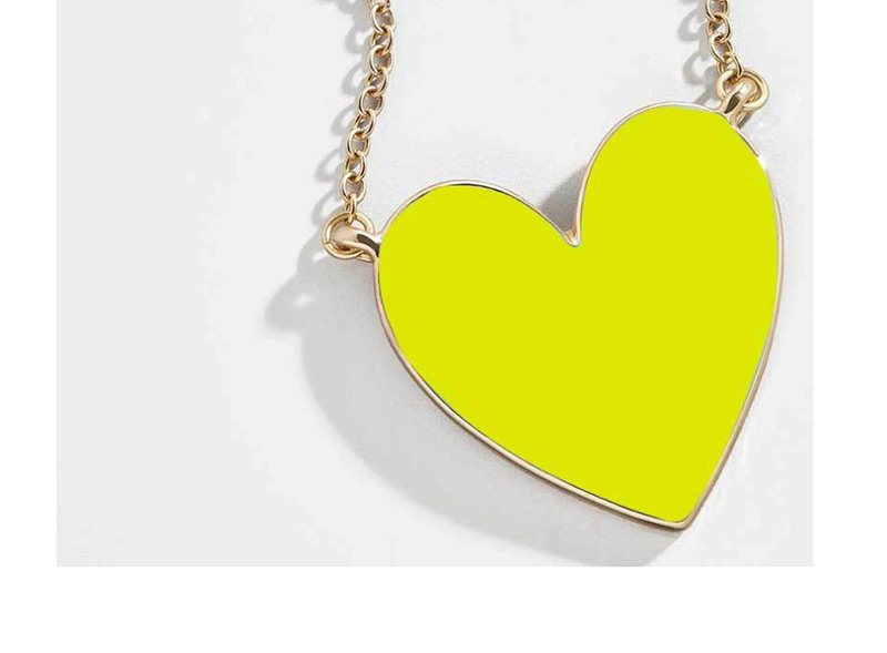 Fashion Yellow Love Necklace,Pendants