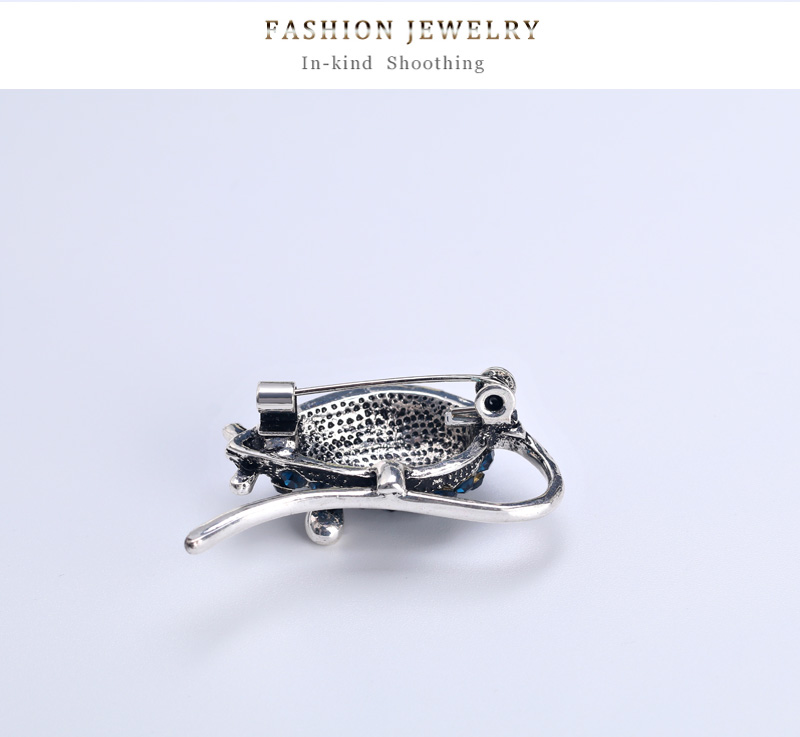 Fashion Gold Alloy Diamond Mouse Brooch,Korean Brooches