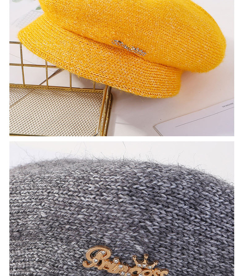 Fashion Black Plush Earmuffs Knit Cap,Sun Hats