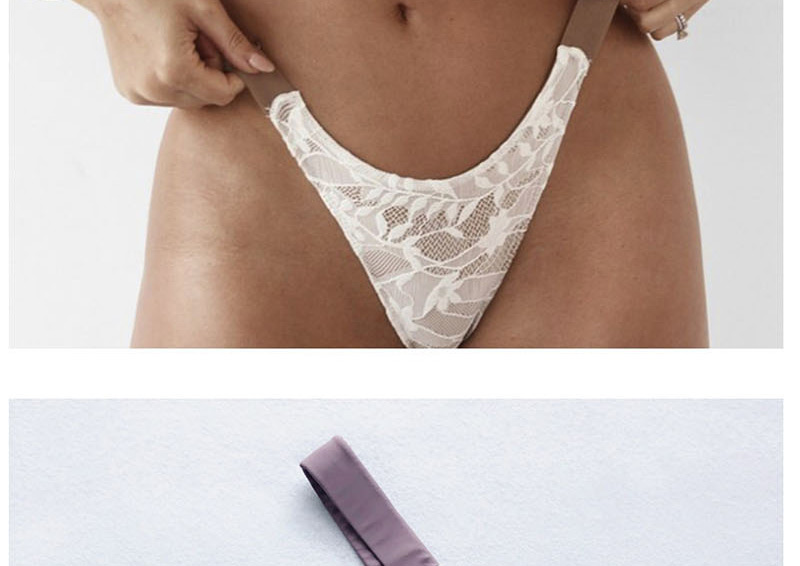 Fashion White Lace Bandage Split Swimsuit,Bikini Sets