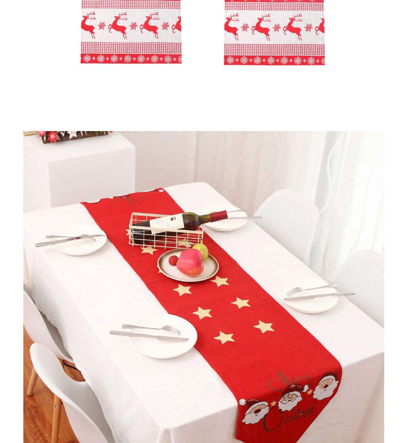 Fashion Christmas Tree Table Runner A Placemat 4 For A Set Christmas Series Table Flag,Festival & Party Supplies