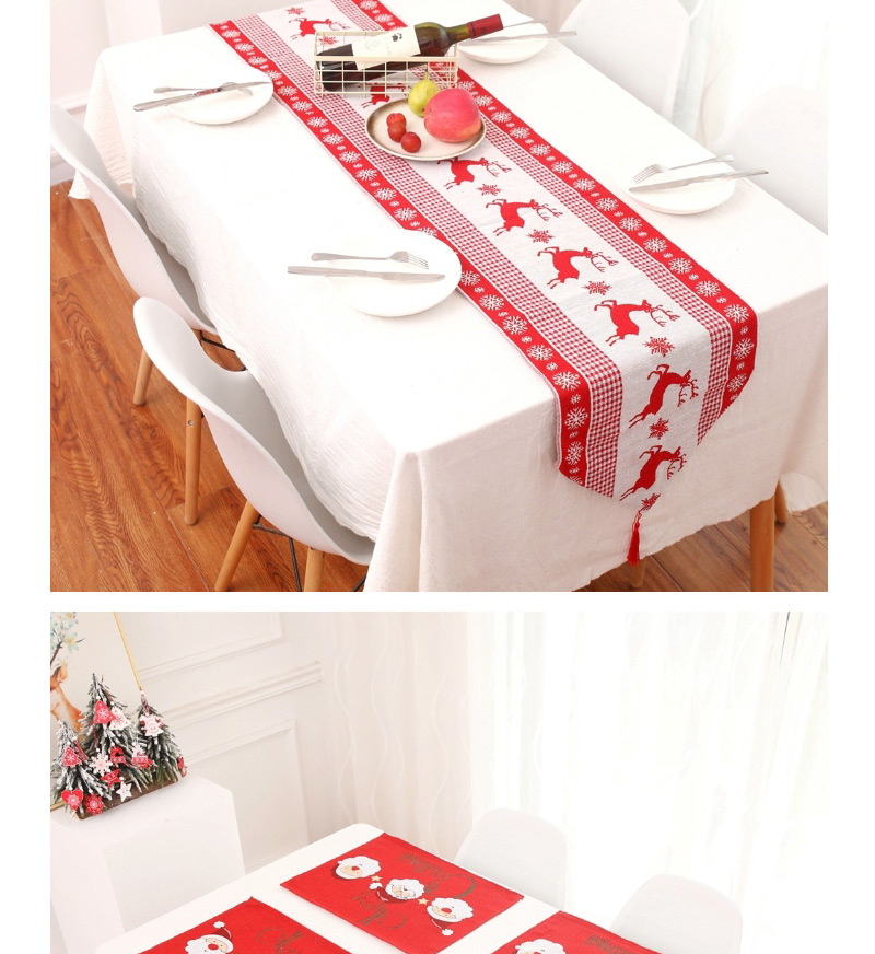 Fashion Christmas Tree Table Runner A Placemat 4 For A Set Christmas Series Table Flag,Festival & Party Supplies
