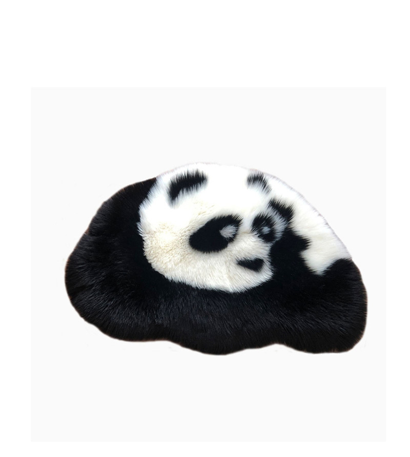 Fashion 80*54cm Binocular Panda Carpet Giant Panda Plush Carpet,Festival & Party Supplies