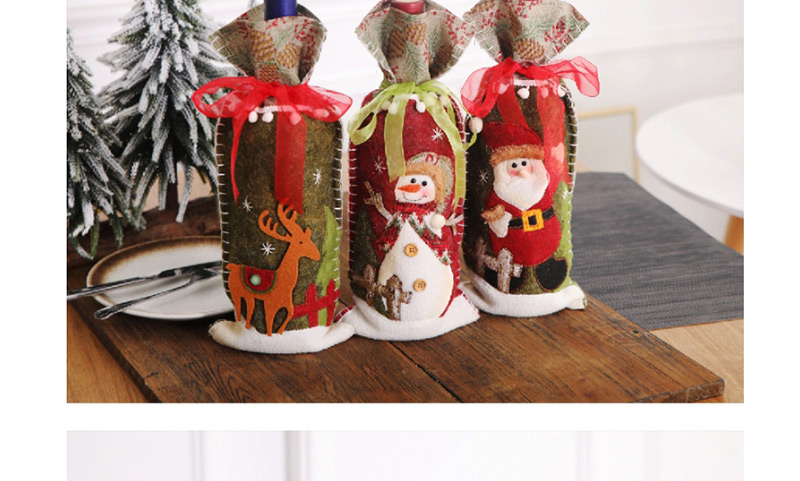 Fashion Elderly Country Christmas Wine Set,Festival & Party Supplies
