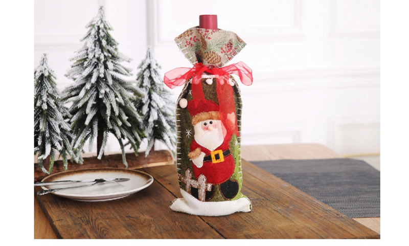 Fashion Snowman Country Christmas Wine Set,Festival & Party Supplies