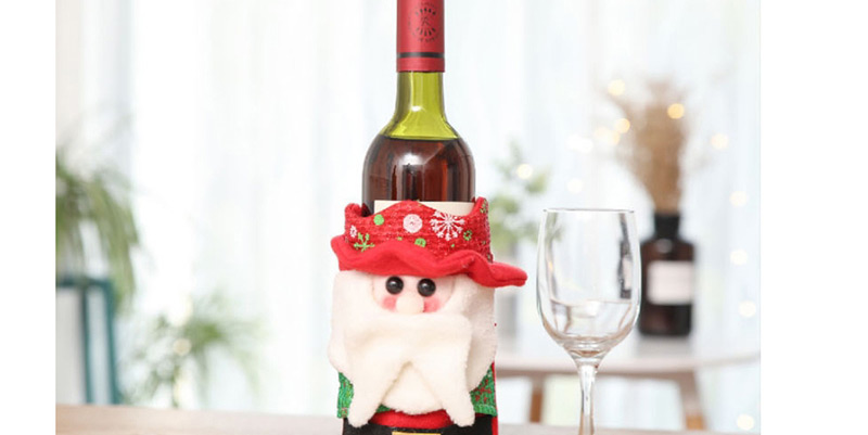 Fashion Half Body Wine Bottle Set Old Man Cartoon Santa Claus Wine Bag,Festival & Party Supplies