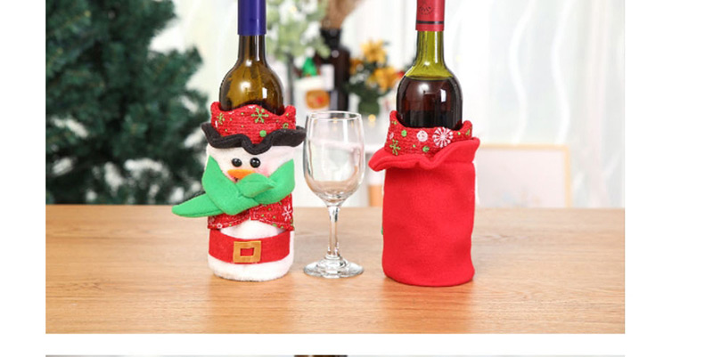 Fashion Half Body Wine Bottle Set Old Man Cartoon Santa Claus Wine Bag,Festival & Party Supplies