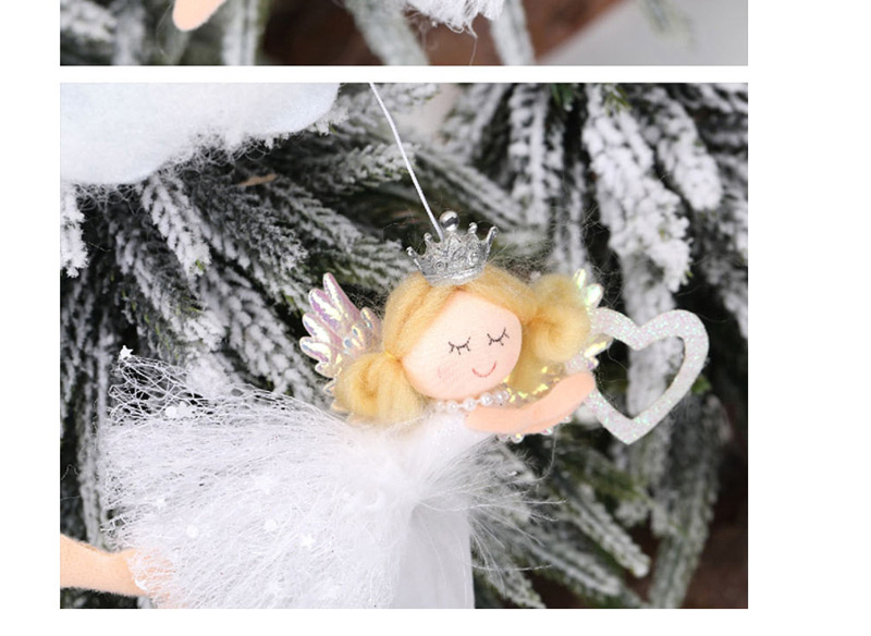 Fashion Grey Pentagram Nebula Christmas Cloud Angel Pendant,Festival & Party Supplies