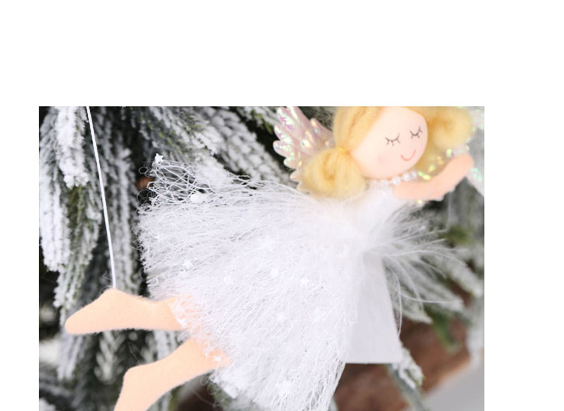 Fashion White Erected Cloud Angel Christmas Cloud Angel Pendant,Festival & Party Supplies