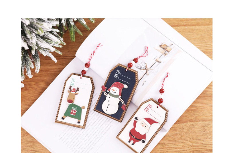 Fashion Old Wooden Sign Pendant Christmas Tree Pendant,Festival & Party Supplies