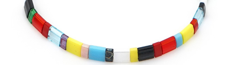 Fashion Color Square Rice Beads Beaded Bracelet,Beaded Bracelet