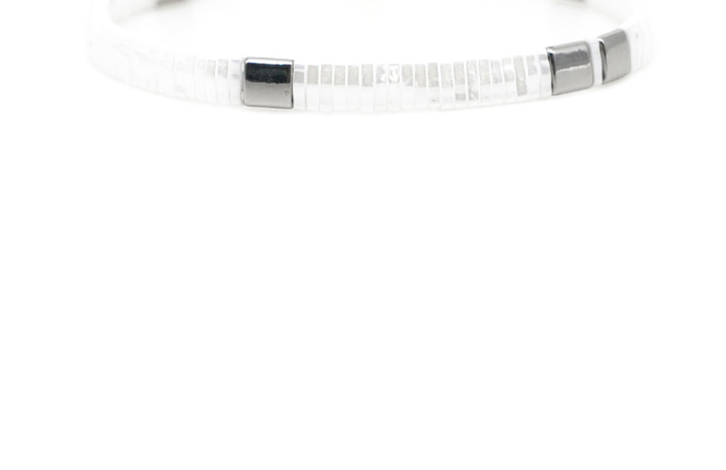 Fashion White Square Rice Beads Beaded Bracelet,Beaded Bracelet