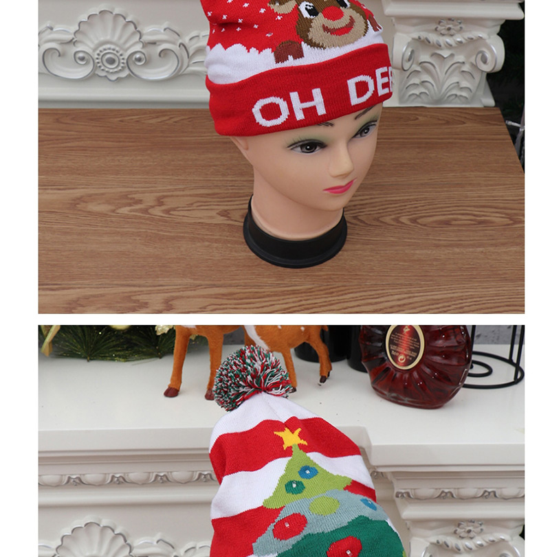 Fashion Knit Christmas Hat [snowman] Colorful Shiny Knit Hat,Knitting Wool Hats