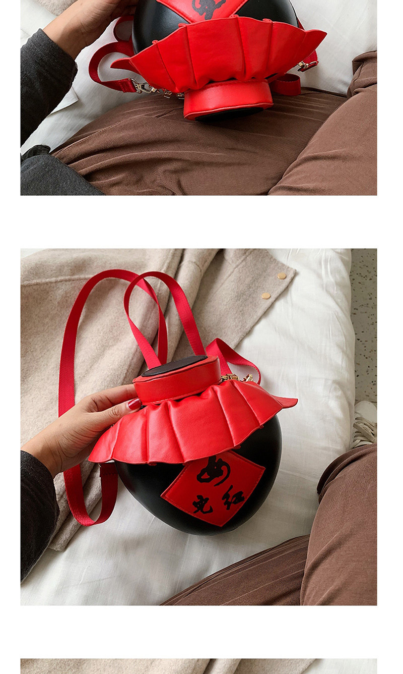 Fashion Color Wine Tank Shoulder Shoulder Diagonal Package,Backpack