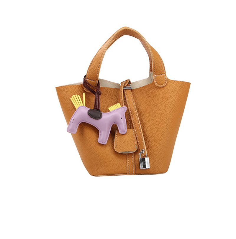 Fashion Black Pony Pendant Belt Buckle Portable Mother Bag,Handbags