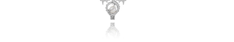 Fashion Heart Pearl Openwork Oyster Cage Necklace,Pendants