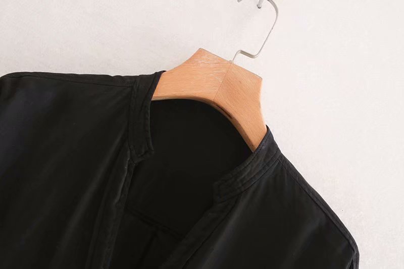 Fashion Black Pocket Shirt,Tank Tops & Camis