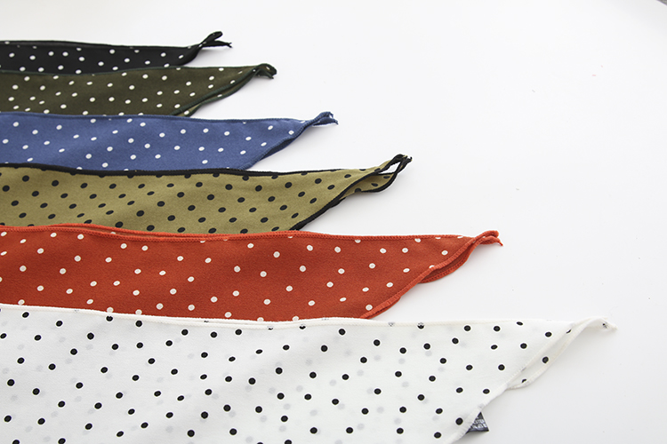 Fashion Coffee Color Large Dot Triangle Scarf,Thin Scaves